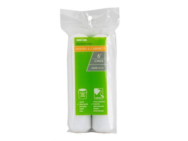 6" Foam Mini Roller Refill, 2 pack