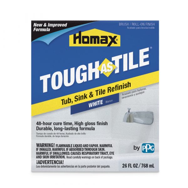 Tough As Tile, Tub & Sink Epoxy- Brush-On, White