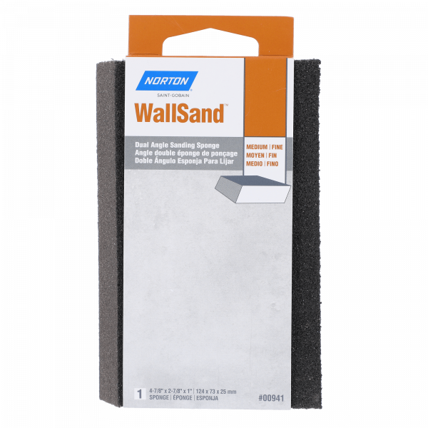 Dual Angle Sanding Sponge, Fine/Medium