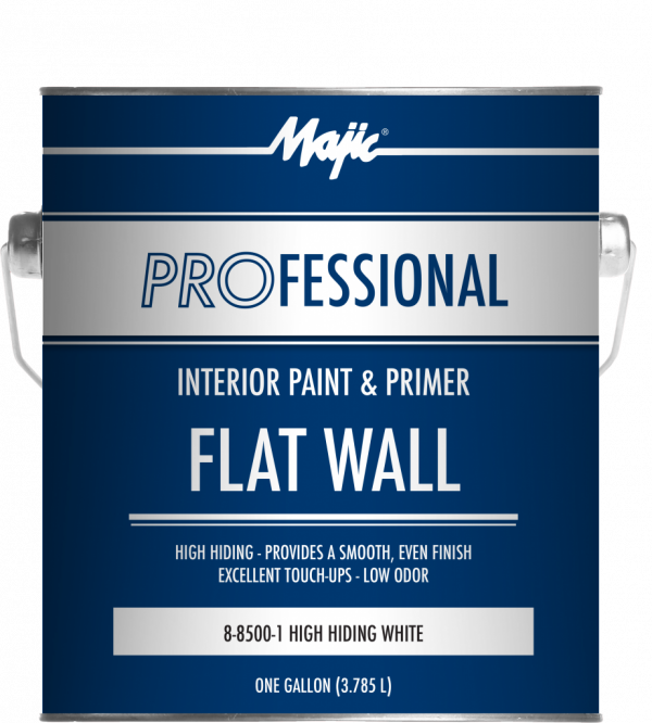 Gallon- Professional Interior Latex Flat, Black