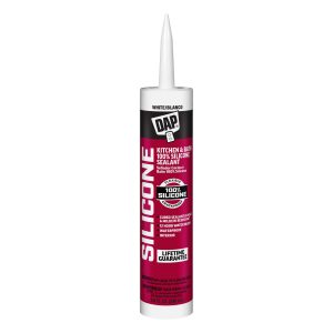 Dap 100% Silicone, Bath White- 9.8oz