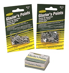 GLAZIER POINTS & TOOL