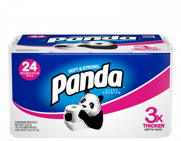 Toilet Paper - Panda U-Prem Bath Tissue, 24pk