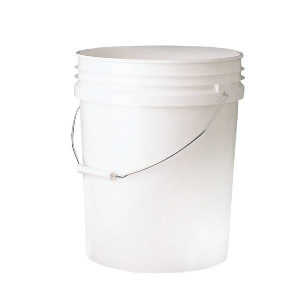 Leaktite #5GL - 5Gallon White Plastic Pail