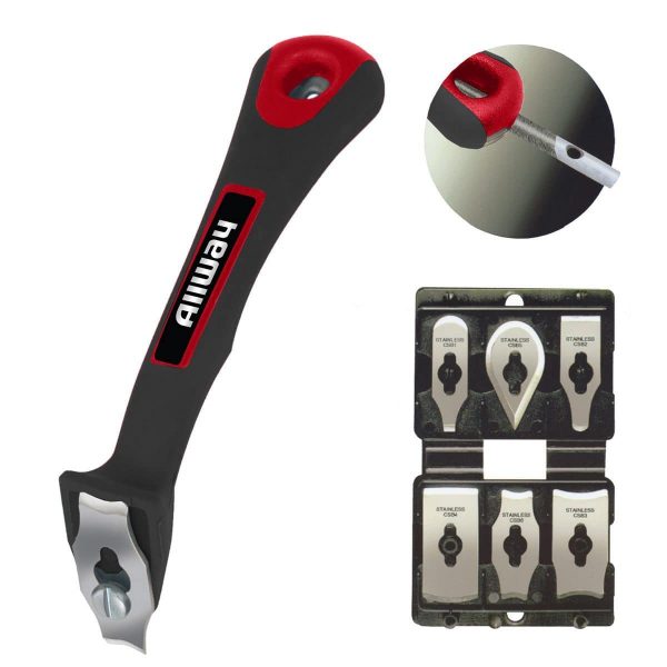 #CS6 Soft Grip, Contour Scraper Set w/6 Blades