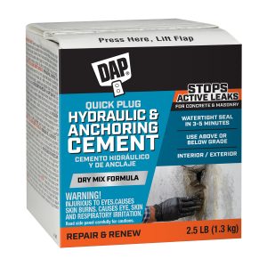 Quick Plug Hydraulic Cement - 2.5lb