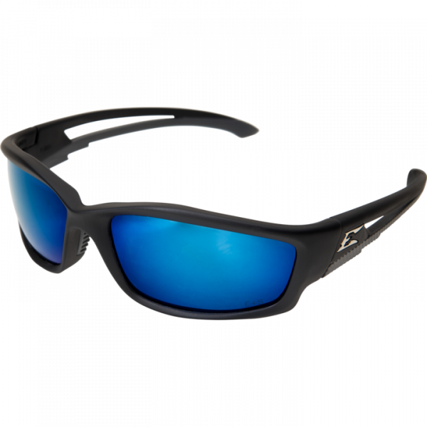 kazbek-black frame with polarized blue mirror lens