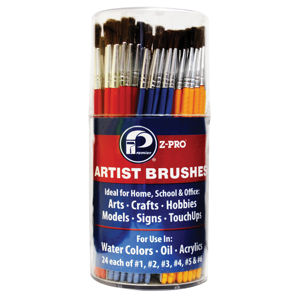 Artist Brush Cylinder, 144pk