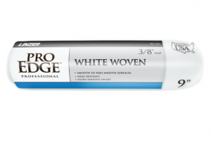 9"x3/8" Pro Edge White Woven Cover