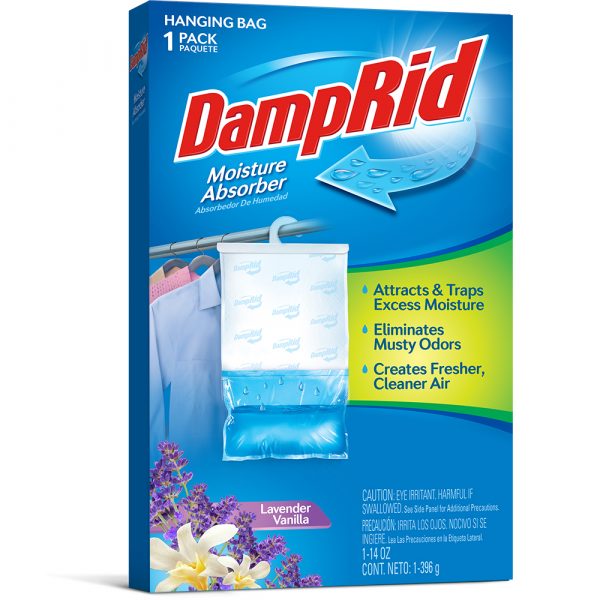 DampRid - Hanging Moisture Absorber, Lavender Vanilla 14oz
