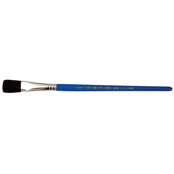3/4" short handle water color, flat