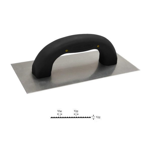 Soft Grip U-Notch Trowel , Vinyl