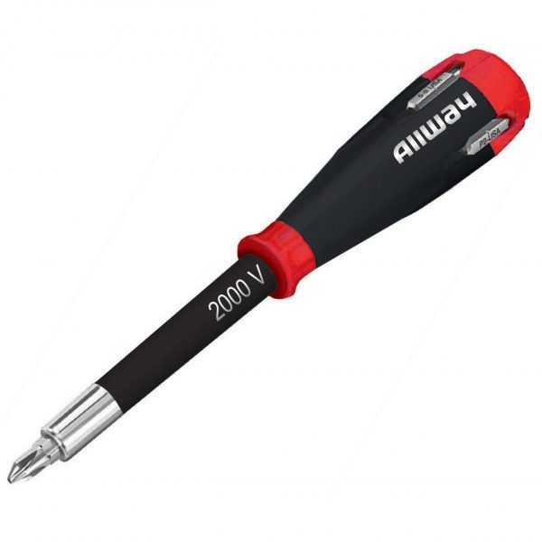 Composite Shockproof Screwdriver, 5-in-1