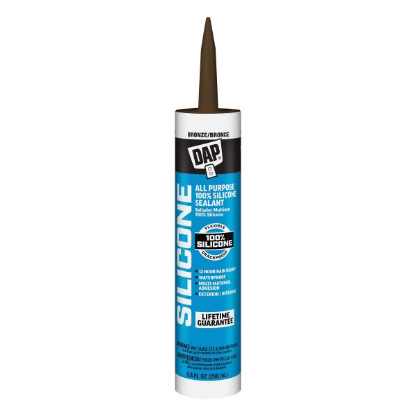 Dap100% Silicone All Purpose, Bronze- 9.8oz