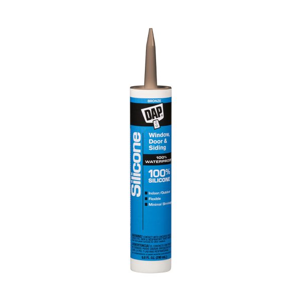 Dap100% Silicone All Purpose, Bronze- 9.8oz
