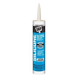 Dap 100% Silicone All Purpose, Almond- 9.8oz