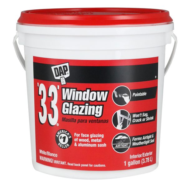 Dap 33 White Glazing - Gallon