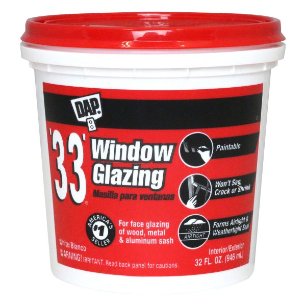 Dap 33 White Glazing - Quart
