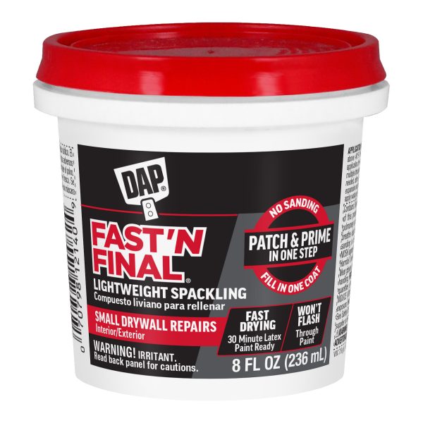 Dap Fast' N Final Spackle - 1/2pint