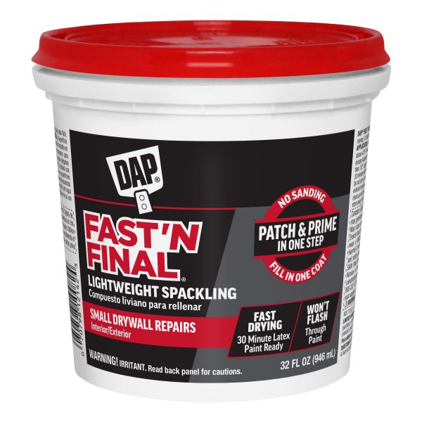 Dap Fast' N Final Spackle - Quart