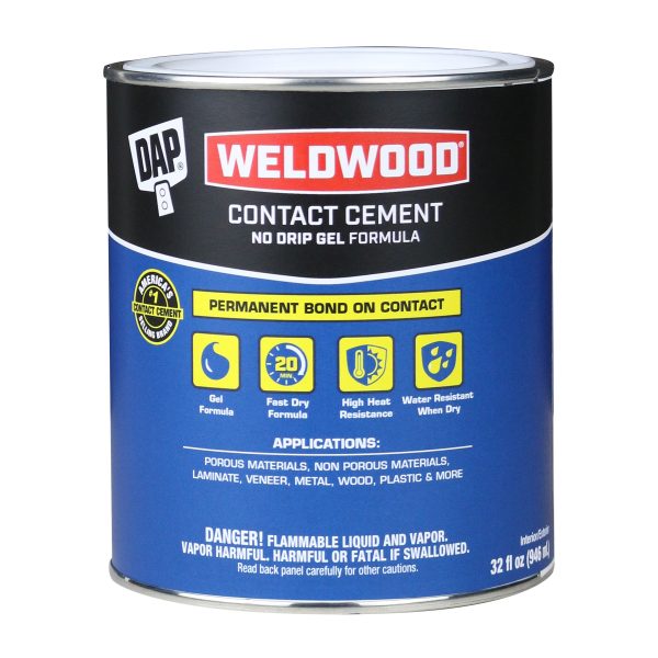 Gel Formula Contact Cement - Quart