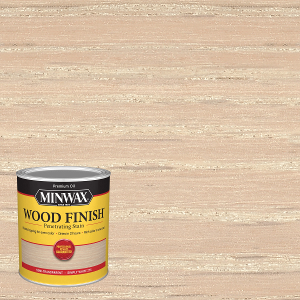 1/2pt- Wood Finish, #275 Simply White