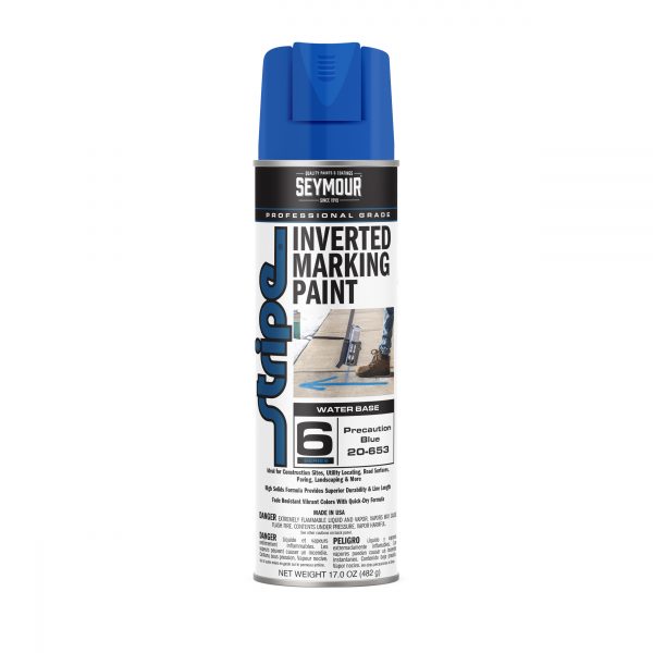 17oz Inverted Precaution Blue