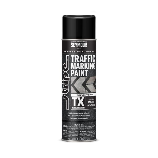 18oz Traffic Black (solvent base)