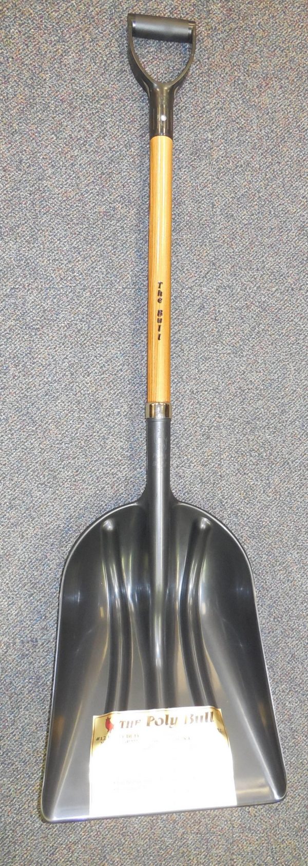36" Poly Scoop Shovel, Wear Strip