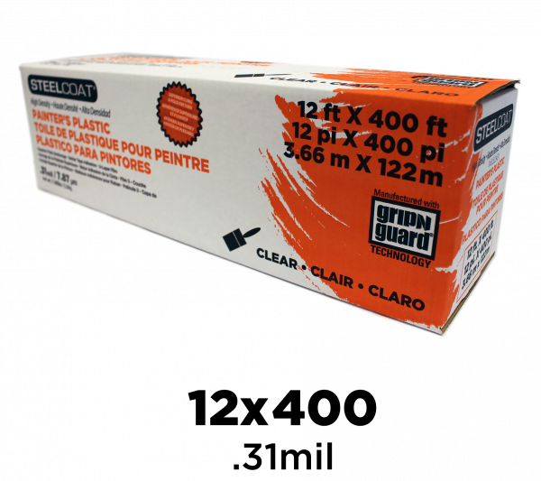 .31mil 12' x 400' Plastic Sheeting
