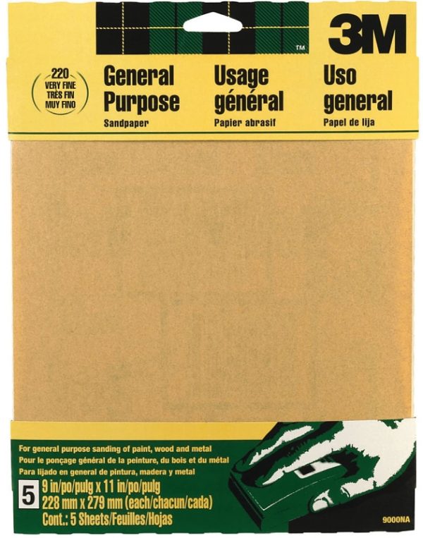 V-F/220 9x11 Aluminum Oxide, 5pk