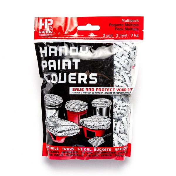 Handy Paint Covers, 9pk 3-small, 3-med, 3-large