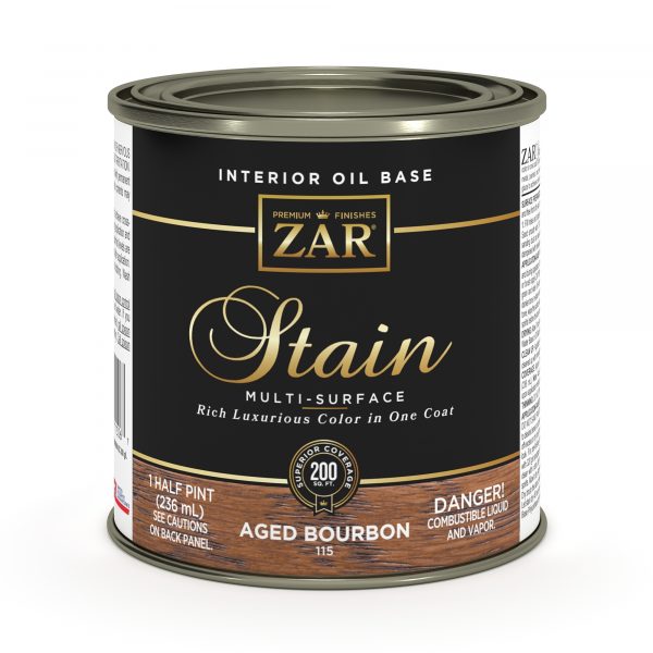 1/2pt Zar Stain Aged Bourbon   (previously #11506)