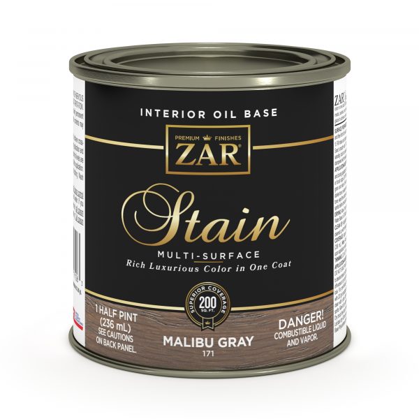 1/2pt- Zar Stain Malibu Gray