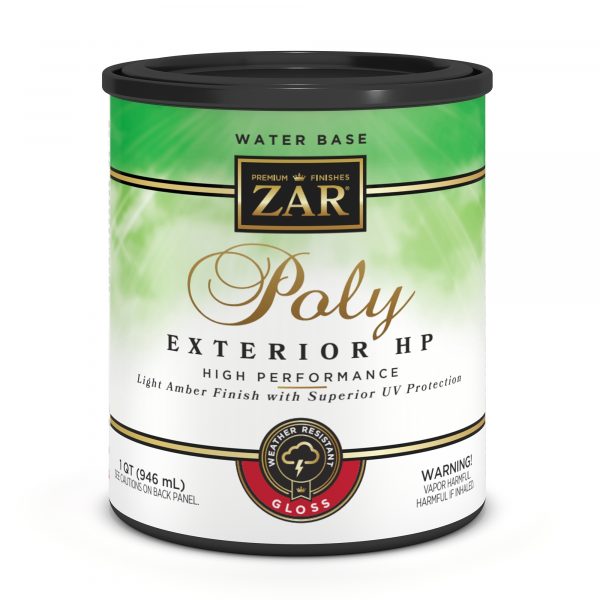 Quart - Zar Exterior Water-Based Poly H-P Gloss