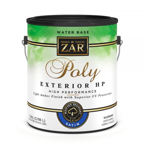 Gallon - Zar Exterior H-P Water-Based Poly Satin