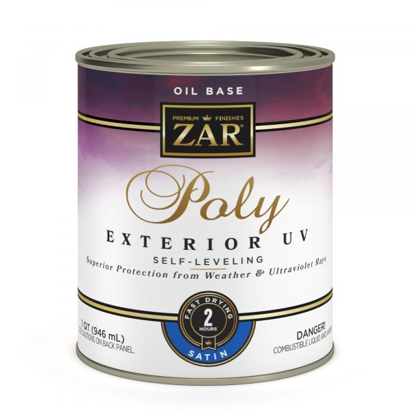 Quart - Zar Exterior Oil Base UV Poly Satin