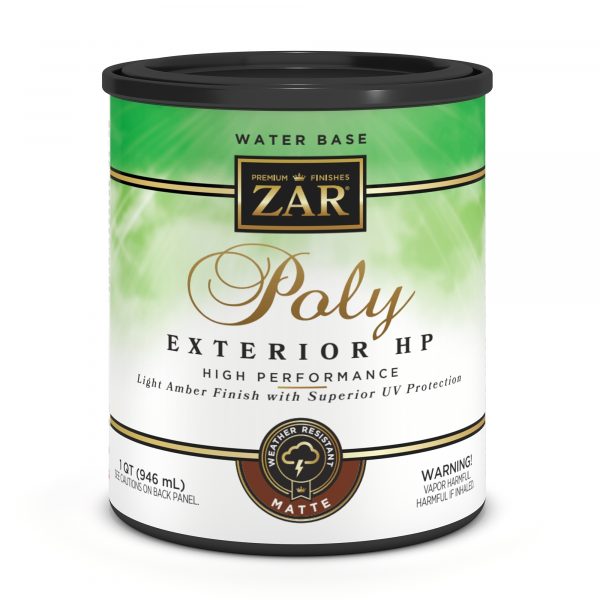 Quart - Zar Exterior Water-based Poly H-P Matte