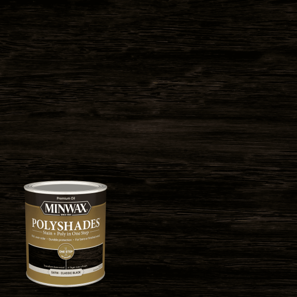 1/2pt- Polyshades Satin Classic Black