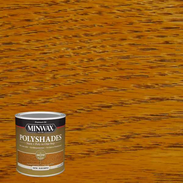 1/2pt- Polyshade Satin Olde Maple