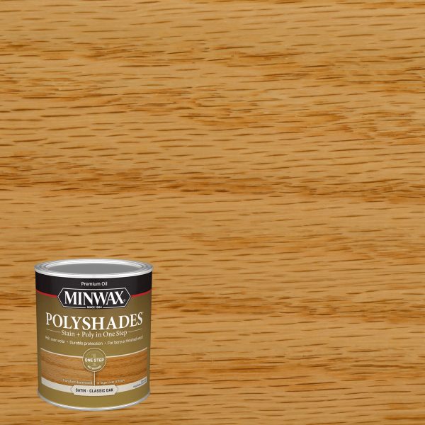 1/2pt- Polyshade Satin Classic Oak