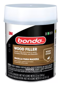 Quart- Bondo Wood Filler, WF-QT-ES