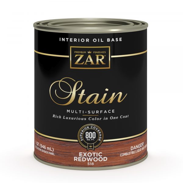 Quart- Zar Stain Exotic Redwood