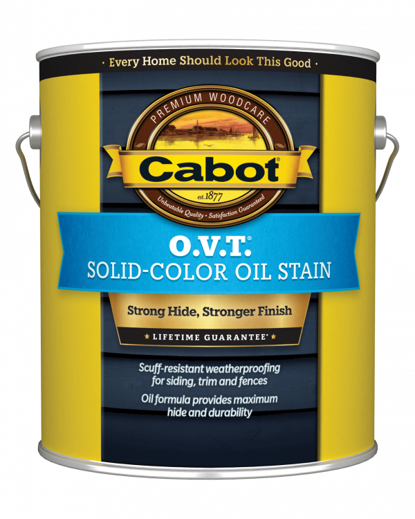 OVT Solid Oil Stain, Medium Base - Gallon