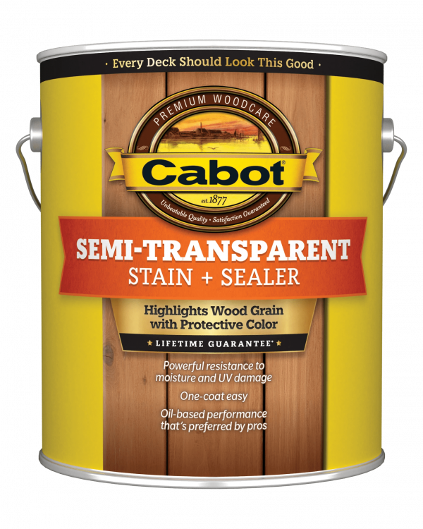 Semi-Transparent Oil D&S Stain, Cordovan Brown - Gallon