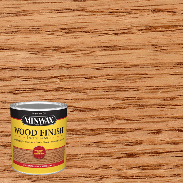 1/2pt- Wood Finish, #222 Sedona Red