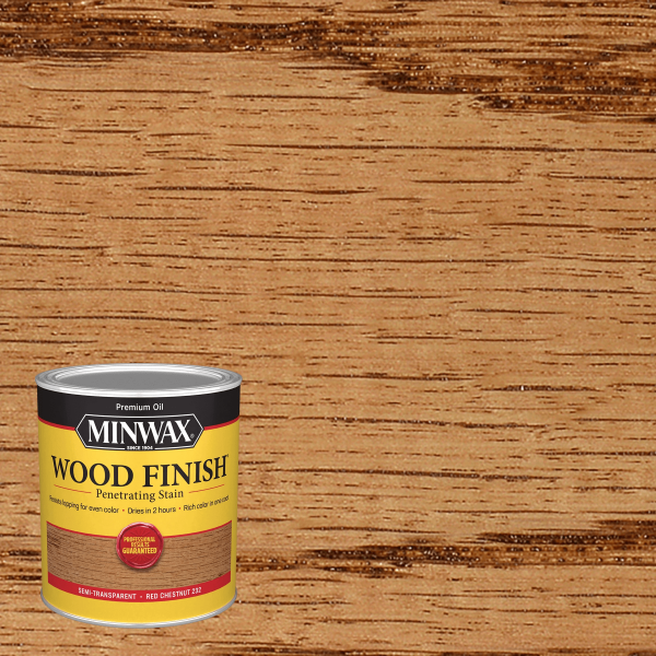 Gallon- Wood Finish, #232 Red Chestnut Low VOC