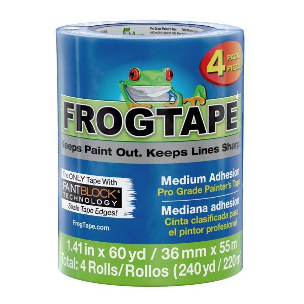 1.41x60 FrogTape Pro Blue 4pk