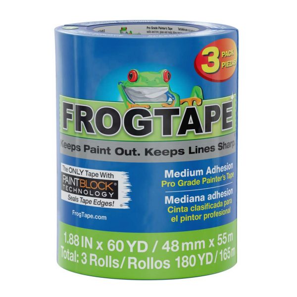 1.88x60 FrogTape Pro Blue 3pk