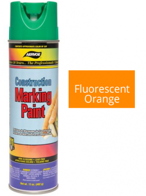 Fluorescent Orange, Inverted Marking Paint 18oz